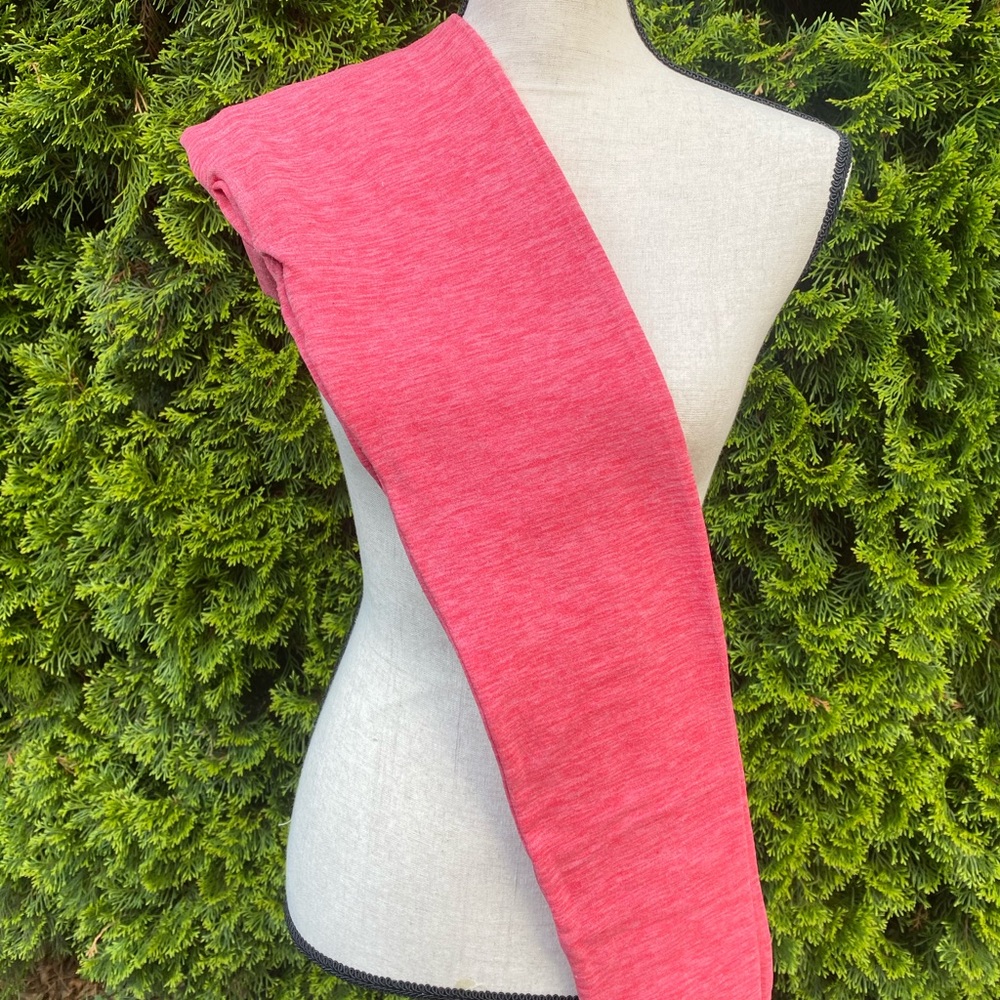 Coral fleece lined leggings